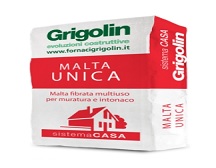 E39371251030009 MALTA UNICA FIBRATA in sacco da 25 kg personalizzato MECSTORE per muratura art.1251030009 Grigolin