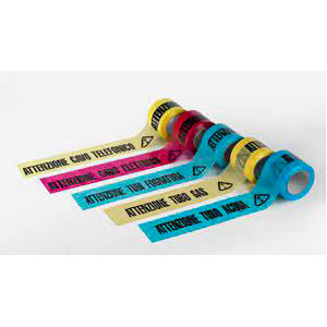 F3015T250/10 NASTRO SEGNALETICO per cavo TELEFONICO mt. 200 art.250/10 Tre Emme
