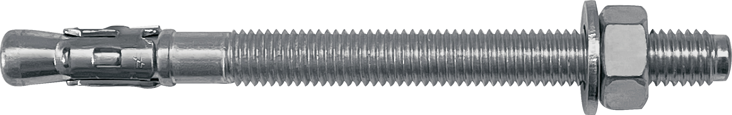 F3018100008 FM-753 EVO M10X93/20 ANCORANTE PESANTE PASSANTE ZNB, M10X93/20 cf=50pz Art. 75340B1009300 Friulsider