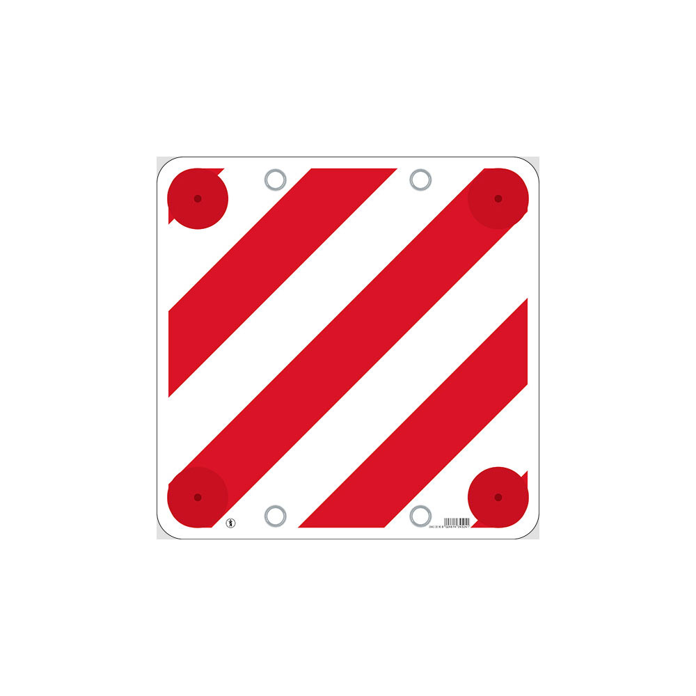 F305216302720 Cartello in POLIONDA CARICHI SPORGENTI 500x500mm NON OMOLOGATO CON OCCHIELLI Art. 05600000pob0500x0500 D B Verona