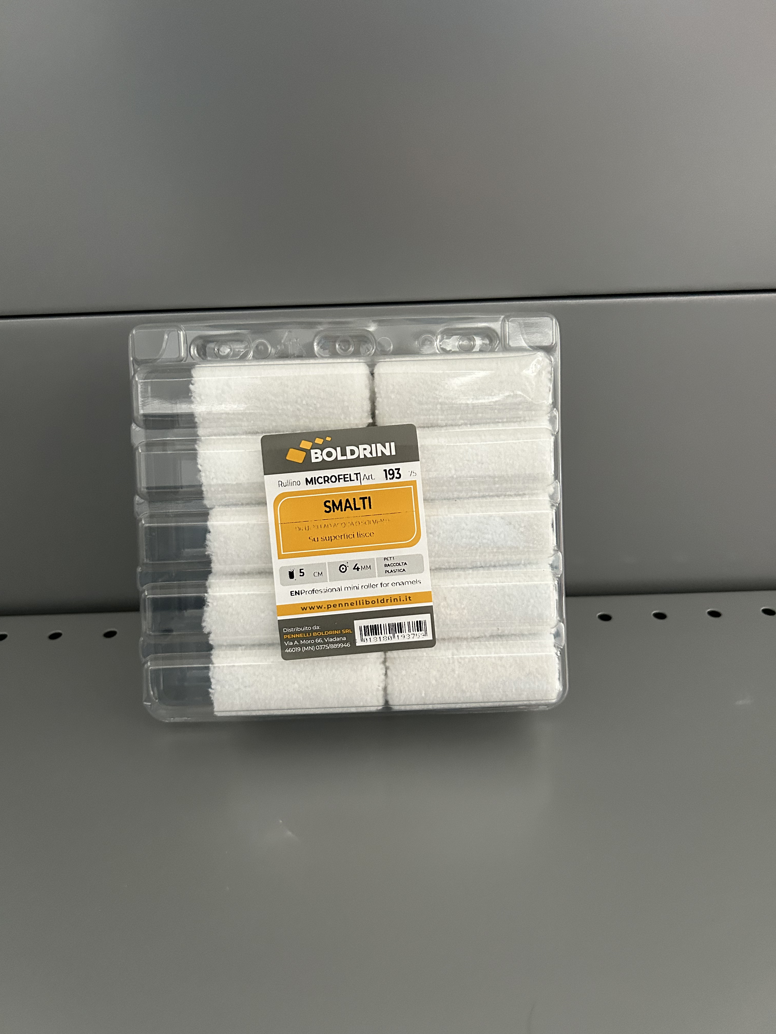 F3602100003 RULLINO/RULLO di ricambio MicroFelt 4mm S.1937 cm 5 per pittura Art 19375 Boldrini