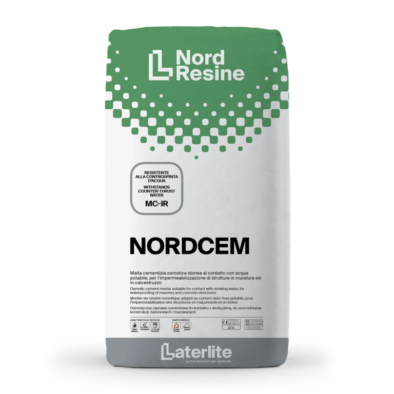 F37810022 Nord Resine 10 kg impermeabilizzante osmotico NORDCEM colore grigio art.16004640