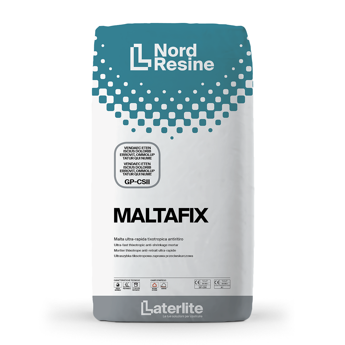 F37810023 Nord Resine 10 kg malta MALTAFIX TR4 fibrorinforzata art.16067K2S00