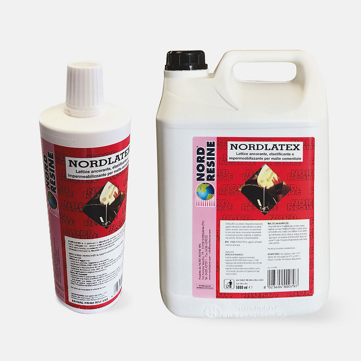 F37810029 Nord Resine NORDLATEX da 5 LT LATTICE per malte cementizie art.15206120