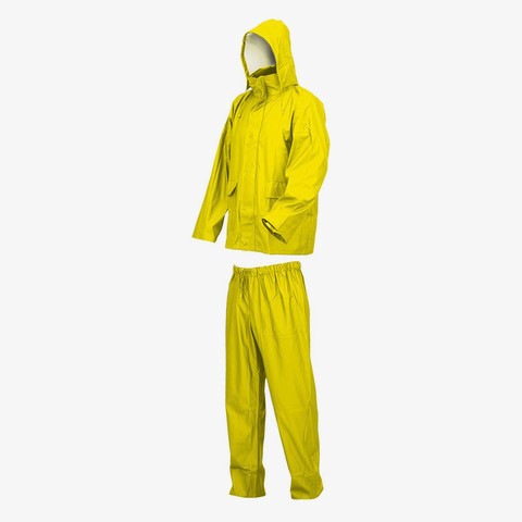 F3801100006 PVS COMPLETO LLUVIA PU/PVC Giallo Taglia 3XL Art. 00209 010 Industrial Starter