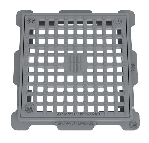 F380510025 MCP Art. PIN40C/C C250 CADITOIA PINTURICCHIO CONCAVA Dim.Est. 400X400mm MCP