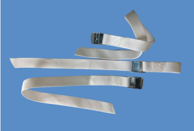 F381300320 CINGHIA/NASTRO PER RETE di SICUREZZA in poliestere misura 2.5cm x 40cm per ponteggio/impalcatura CF=200PZ art.00320 La R...