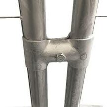 F3008MZRM MORSETTO ZINCATO PER RECINZIONE MOBILE per CANTIERE Art. MZRM Metalfil