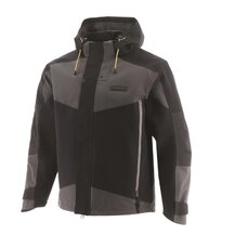F3046600098 CAT 1310112 taglia XL GIACCA uomo ANTIVENTO/PIOGGIA con CAPPUCCIO e ZIP intera grigio/nero mod. TRITON art.0600098 Cenig...