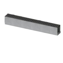 F3964SELB10GGV CANALE SELFIE 100 BASSO misura 125xH55x1000 mm GRIGLIA GHISA C250 canale in calcestruzzo BC=42PZ Art. SELFIEB10GGV20 F.l...