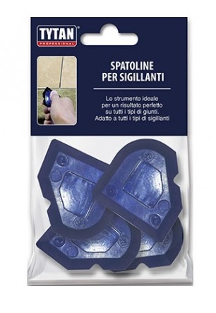 E378838846 TYTAN BUSTA 4 SPATOLINE per SIGILLANTI per silicone art.38846 Selena