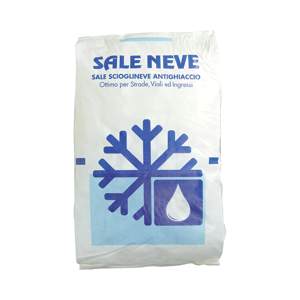 F31140SS476 SALE/Cloruro di sodio per disgelo uso stradale sacchi da 25 kg 1 bc=50 sacchi Granulati Zandobbio