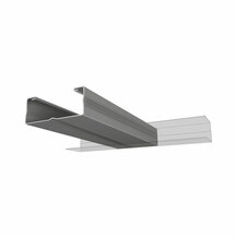 E20030410 MONTANTE a C 15x49x15 da 3000mm per controsoffitto/controparete cartongesso SP. 0.6mm Atena