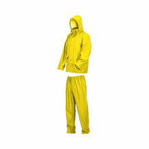 F38020003 Taglia XL KIT ANTIPIOGGIA GIACCA+PANTALONE LLUVIA per acqua colore giallo art.00209 Industrial Starter