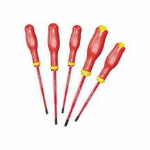 F3054100001 PVS Serie di 5 giraviti SLIM per viti con intaglio PHILLIPS, misura: 091 D/SH5 - 440 - Art. U00910119 Usag