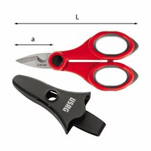 F3054100009 PVS Forbice per elettricisti - lame in acciaio inox, misura: 207 D - 150 - Art. U02070008 Usag