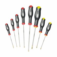 F3054100044 PVS Serie di 8 giraviti per viti con intaglio e impronta a croce PHILLIPS, misura: 324 SH8 - 640 - Art. U03240650 Usag