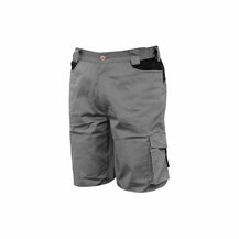 F380200040 BERMUDA/pantalone corte da lavoro STRETCH, Taglia M in cotone grigio e nero tascone laterale Art.8734B Industrial Starte...