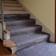 F35000510 1X25 FELTRO protettivo per pavimenti/pittura rotolo da 1x25 mt 220 gr BC=40 RT art. 995/51 Unifix