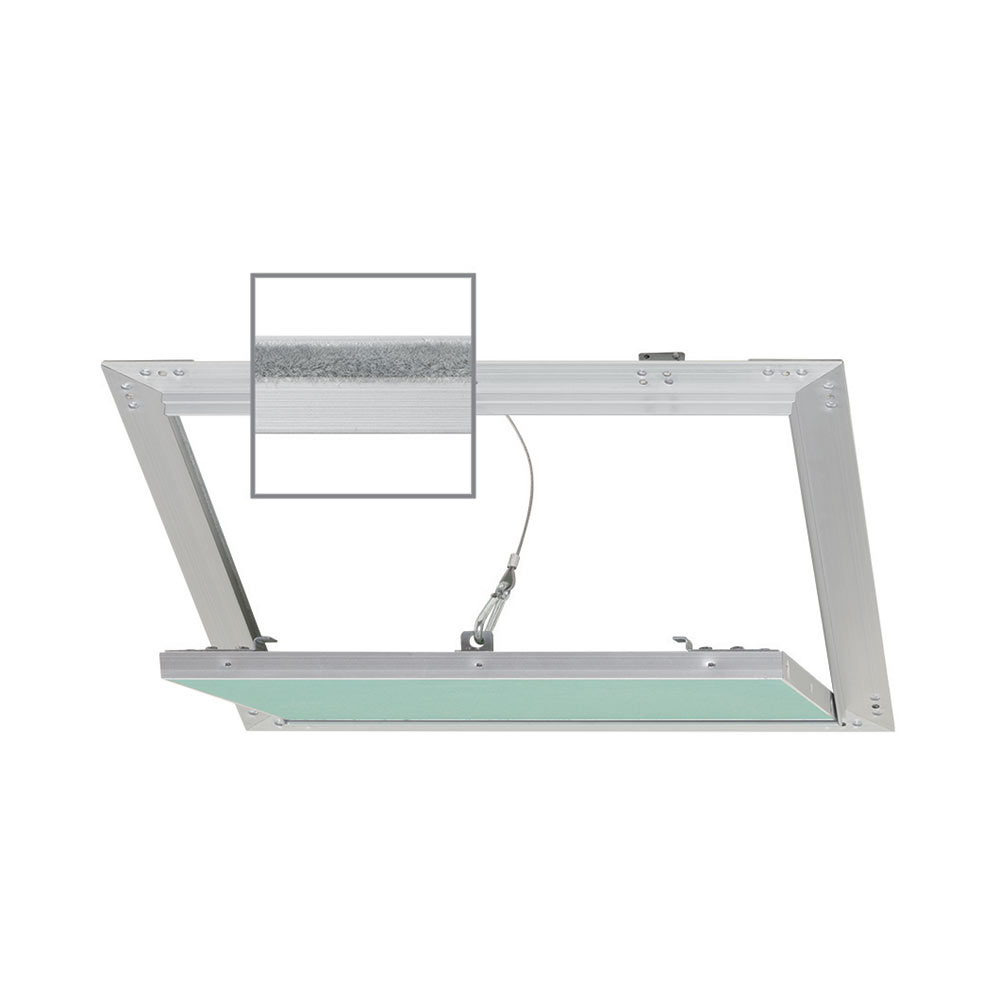 E20030505 BOTOLA CON ANTA DORIKA per controsoffitto/controparete cartongesso mm.400X400 art.NAMCP04023BD Unifix
