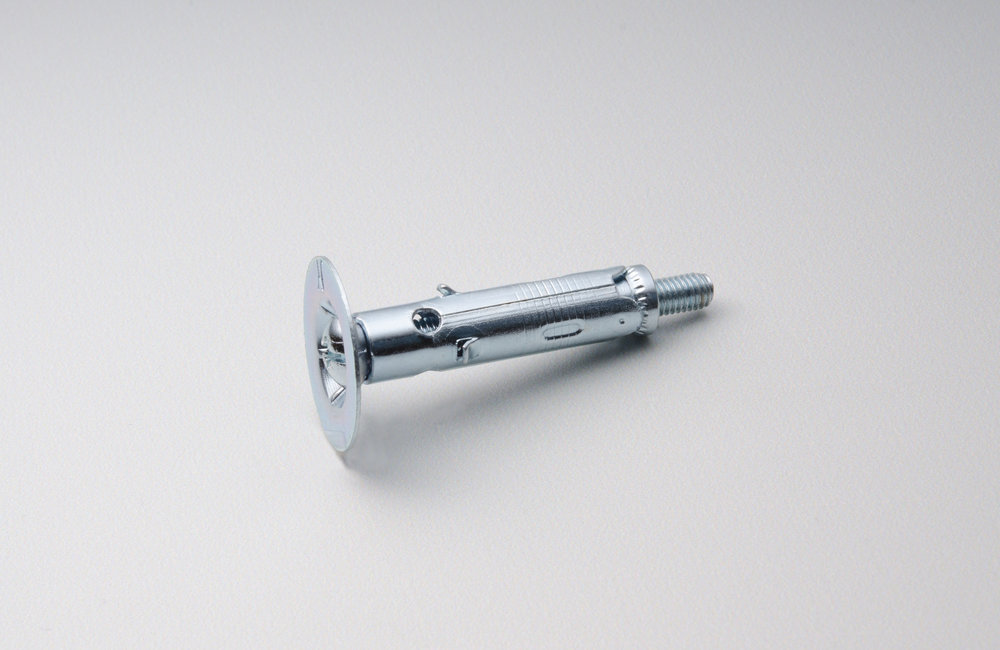 E2003100015 TASSELLO in ACCIAIO Ø8x45mm con vite e rondella per cartongesso Art.NF21001 Akifix