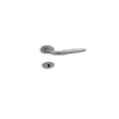 E37870013 MANIGLIA MASTER colore argento con viti  per porta BATTENTE art.55AG16 La Venus