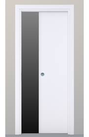 E37870018 15A+15B ANTA 90X210 SCORREVOLE PORTA bianco per eclisse (coprifili+kit scorrevole) LFM 100X215 mod EXTRA 90 La Venus