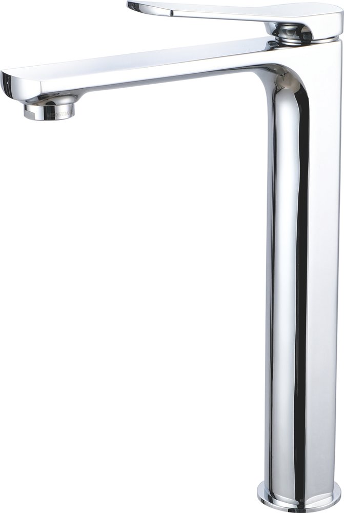 E3951ARK301 MISCELATORE LAVABO ALTO serie MOOV ottone cromato con PILETTA CLICK CLACK 1