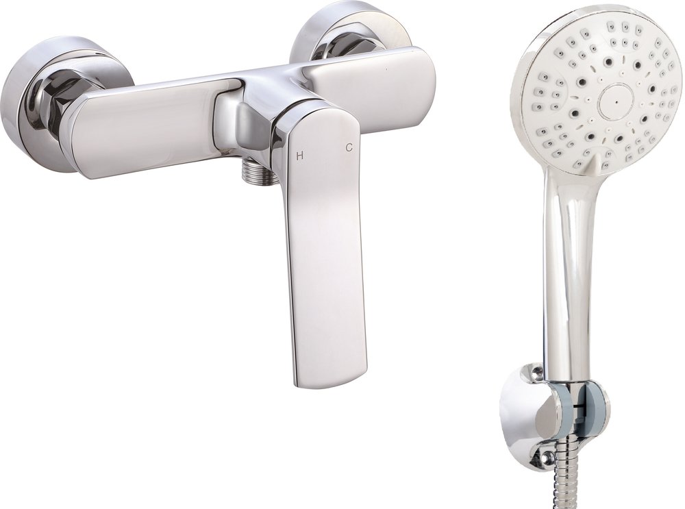 E3951ARK303 MISCELATORE ESTERNO DOCCIA serie MOOV ottone cromato Art.ARK303 rubinetteria Arkitea