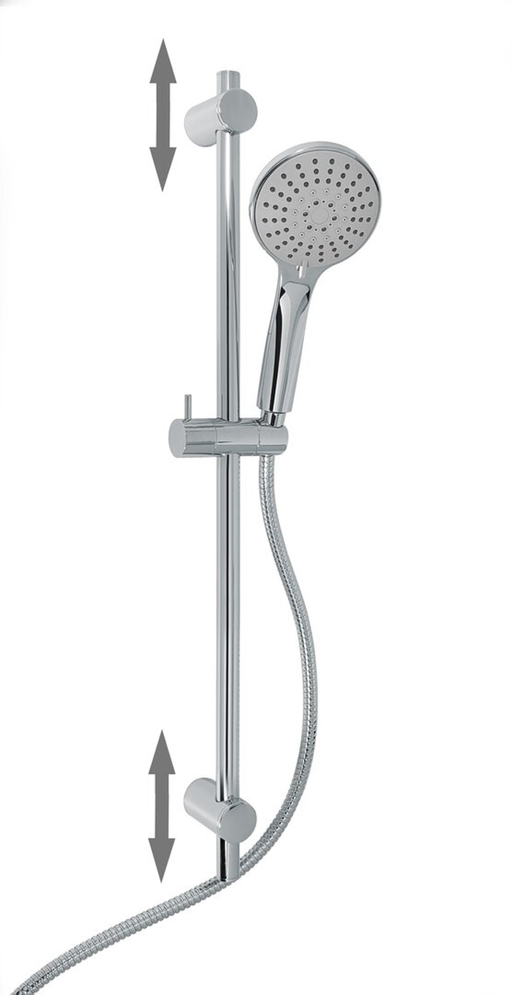 E3951ARK309 SET SALISCENDI serie MOOV con DOCCIONE DIAM.20 DOCCINO e FLESSIBILE Art. ARK309 rubinetteria Arkitea