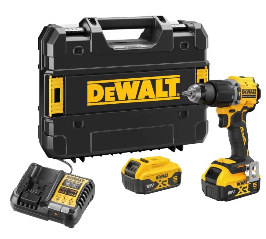F3020DCZ799P2KT DCD799P2T TRAPANO AVVITATORE 18V BRUSHLESS 2 BATTERIE 5Ah + VALIGETTA DT70762 SET 85PZ Art DCZ799P2KT PROMO DEWALT