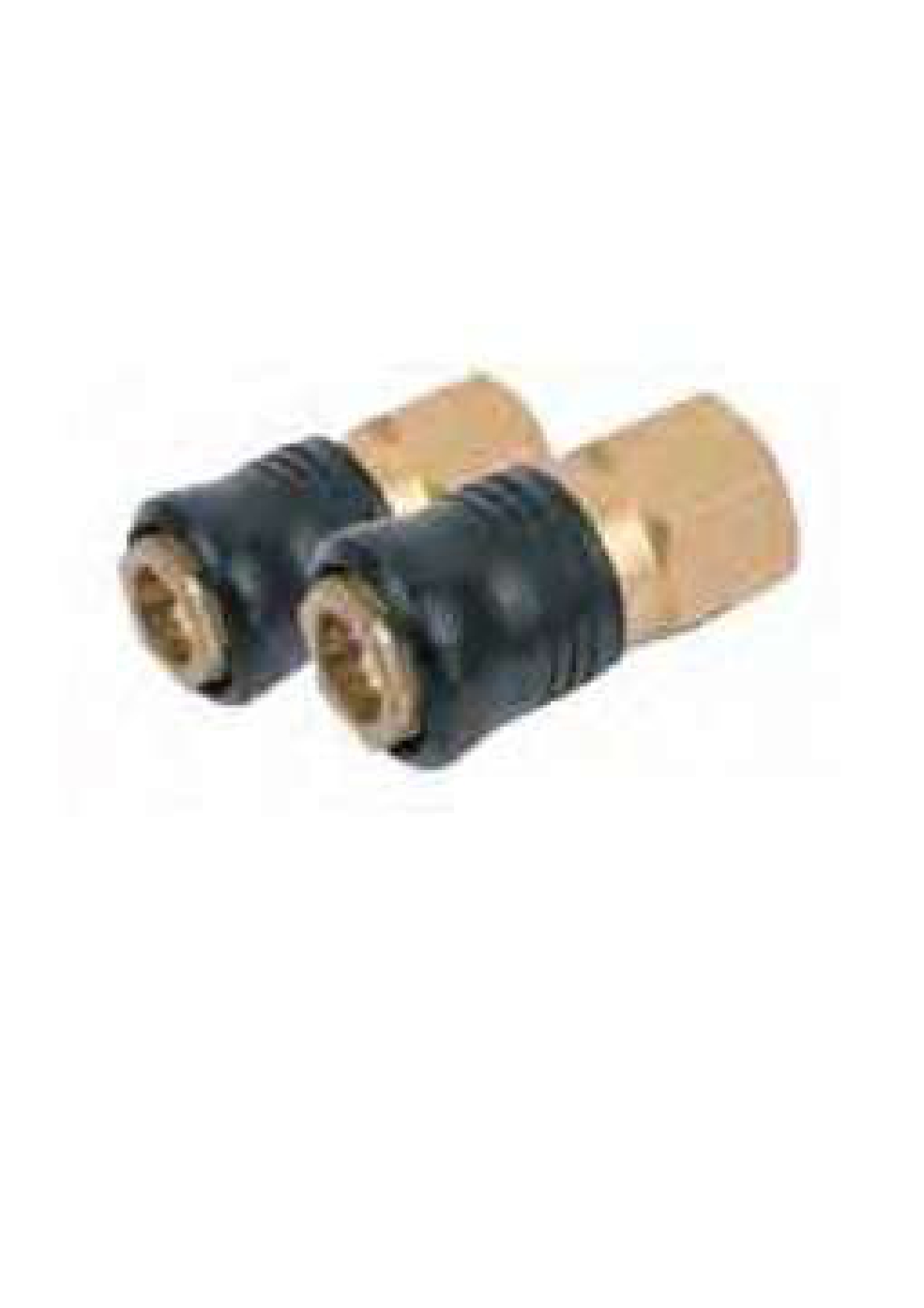 F3034POWAIR0255 RACCORDO per COMPRESSORE INNESTO RAPIDO FEMMINA (SET 2 PZ) cod. POWAIR0255 Hit/Mistral