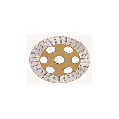 F30360480 Art.12610B PLATORELLO Ø125x22.2 DIAMANTATO/DISCO CORONA CONTINUA per levigatura cemento granito pietra per smerigliatri...