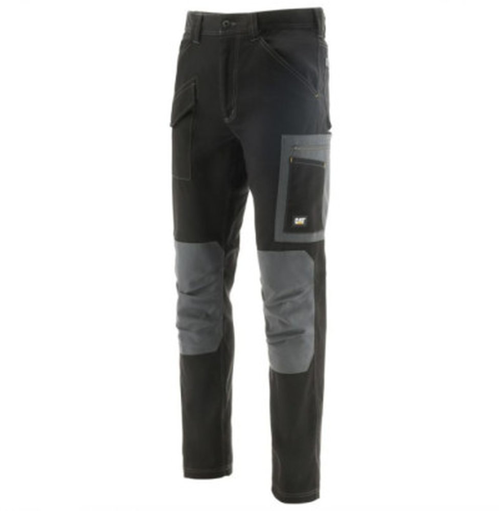 F3046600196 PVS PANTALONE CARGO STRETCH tg 36/32 1810083 colore NERO/GRIGIO Art. 600196 Cenigomma