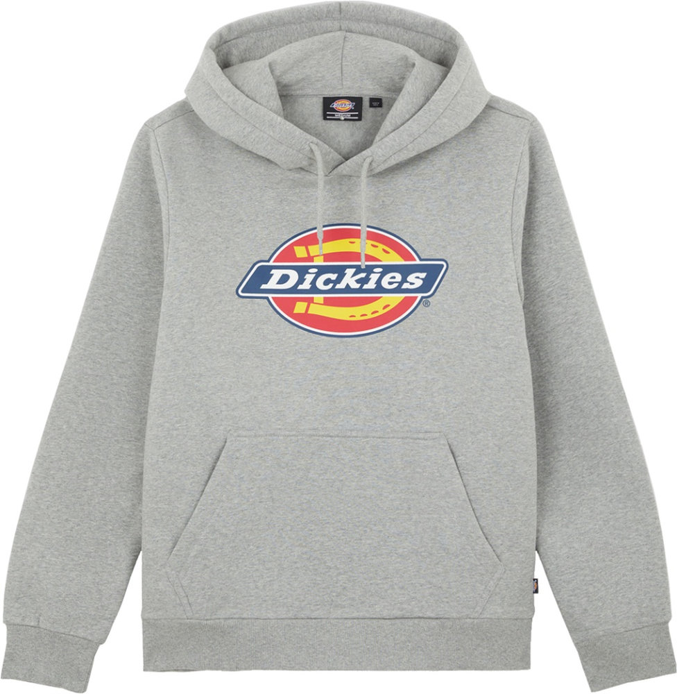 F3046800141 PVS DICKIES FELPA con CAPPUCCIO tg L GRIGIO con logo grande Art. 800141 Cenigomma