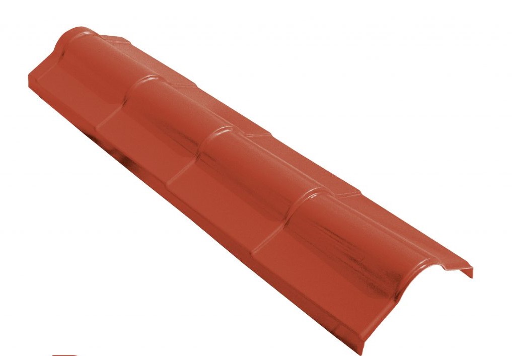 F3082CSAMROP COLMO UNIVERSALE mm 1650 per LASTRA GRECATA EUROGRECA ROSSO TEGOLA OPACO per tetto TERMOPLASTICA Art. CSAMROP Edil Plast