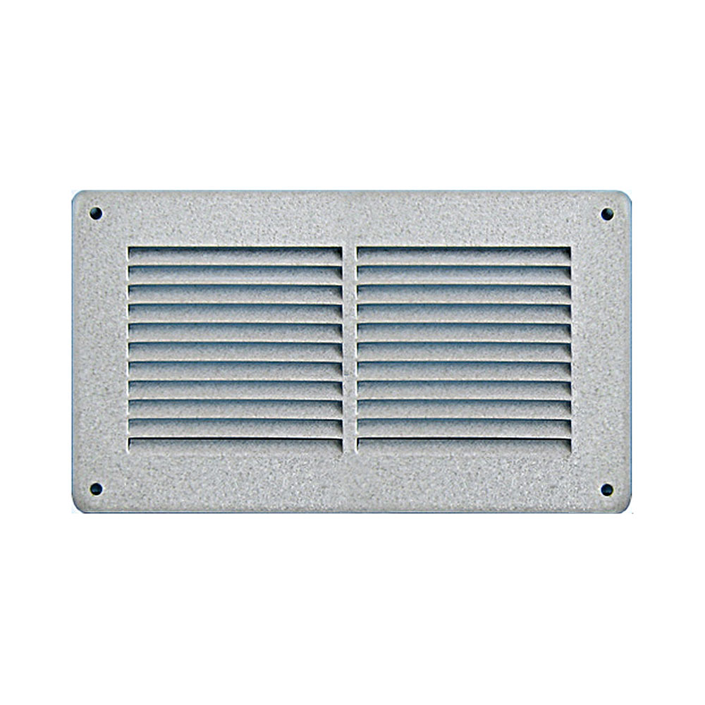 F3082GZK20R GRIGLIA AERAZIONE RETTANGOLARE in ALUZINK 240X140 con rete fissaggio con tassello art.GZK20R Edil Plast
