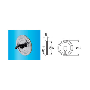 F309945400130 INOX TAPPO tondo Ø 130 con guarnizione per Tubo INOX camino monoparete art.4540 Fibrotubi
