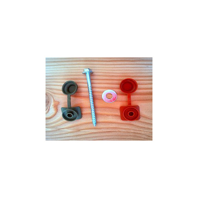 F317200280 FISSAGGIO GRECAFIX colore verde per lastra GRECOLINA per tetto  scatola da 100 pz Tecno Imac