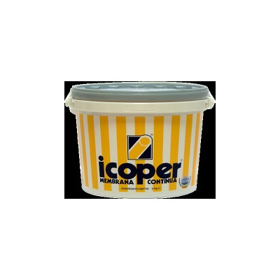 F36000110 ICOPER GRIGIO da 20 KG membrana liquida professionale impermeabilizzante Base ACQUA Art.G1A00320G Icobit