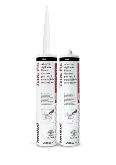 F360550463 SILICONE TETRA FIX WHITE colore BIANCO adesivo-sigillante ibrido elastico cartuccia da 290ml art.50463 Kerakoll