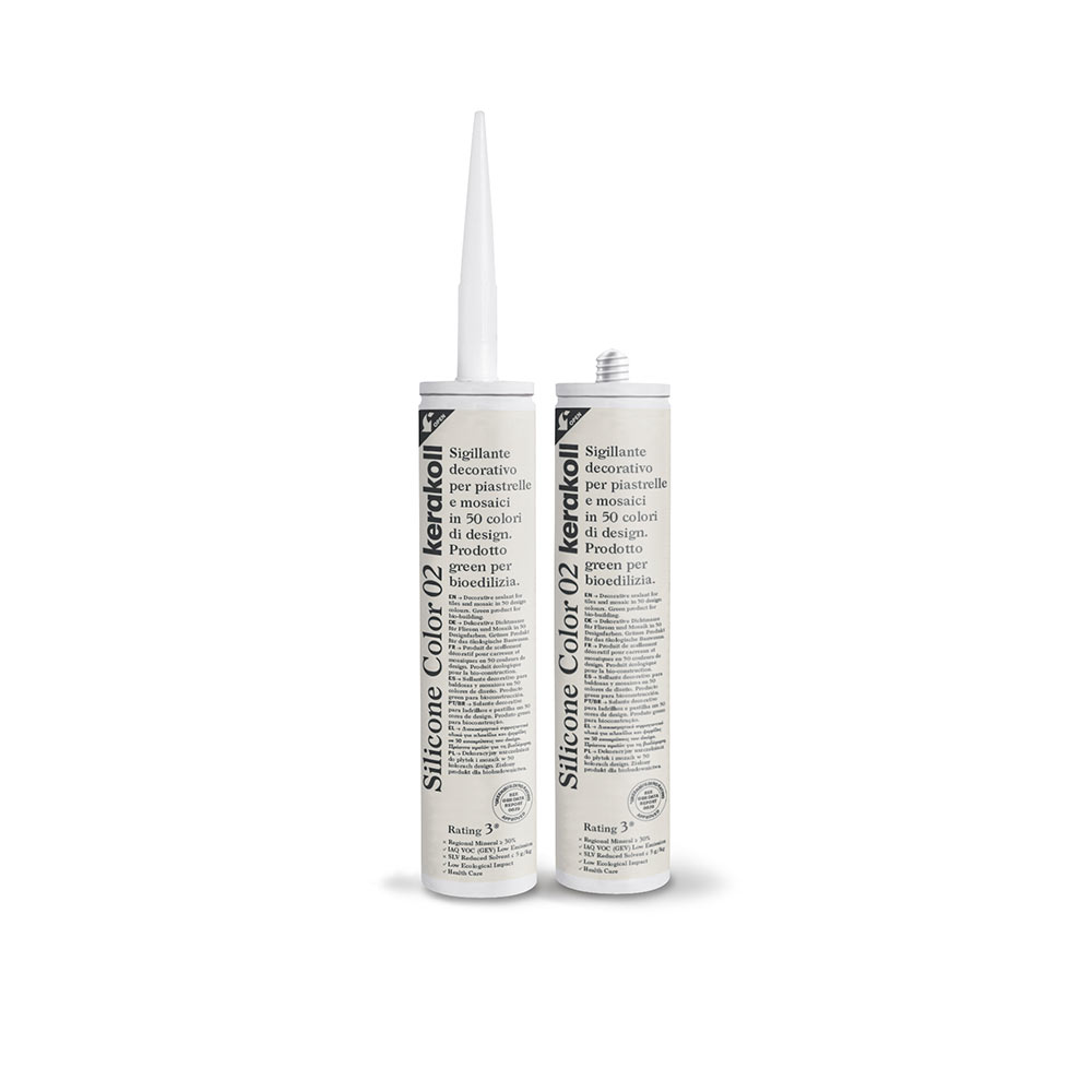 F3605SIL02 SILICONE COLOR colore KK2/02 cartuccia da 310ml 1 cf = 12 pz art.50900 Kerakoll