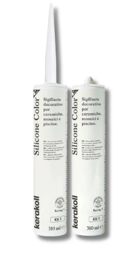 F3605SILKK101 SILICONE COLOR colore KK101 cartuccia da 310ml 1 cf = 6 pz art.50962 Kerakoll