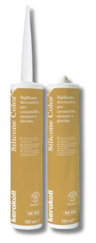 F3605SILKK102 SILICONE COLOR colore KK102 cartuccia da 310ml 1 cf = 6 pz art. 50964 Kerakoll