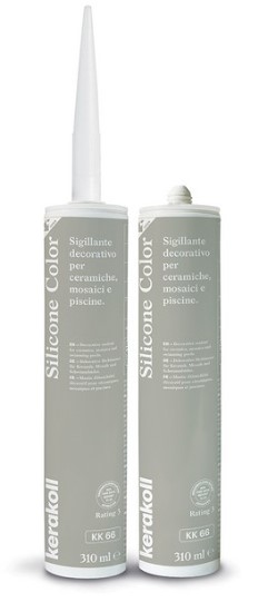 F3605SILKK66 SILICONE COLOR colore KK66 cartuccia da 310ml 1 cf = 6 pz art. 50928 Kerakoll