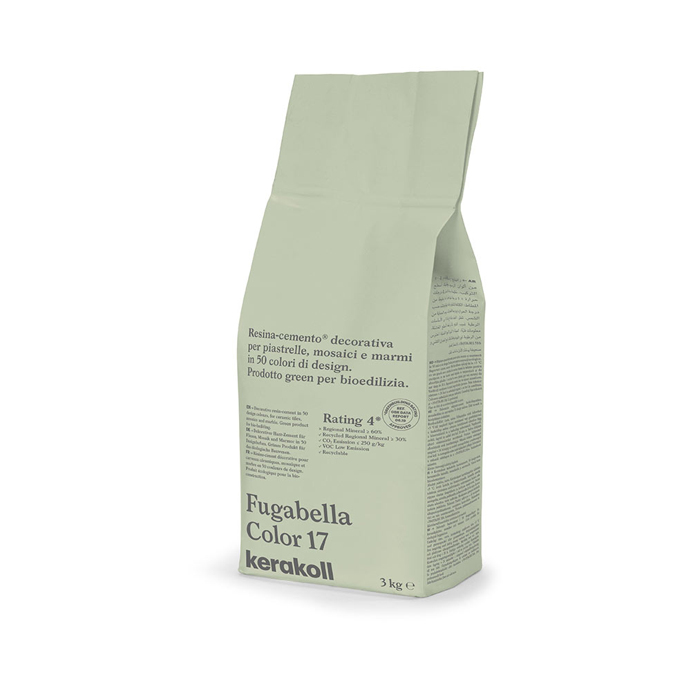 F3605ST17 STUCCO FUGABELLA COLOR colore KK55 sacco da 3kg 1 cf=12 kg art.K0000M Kerakoll