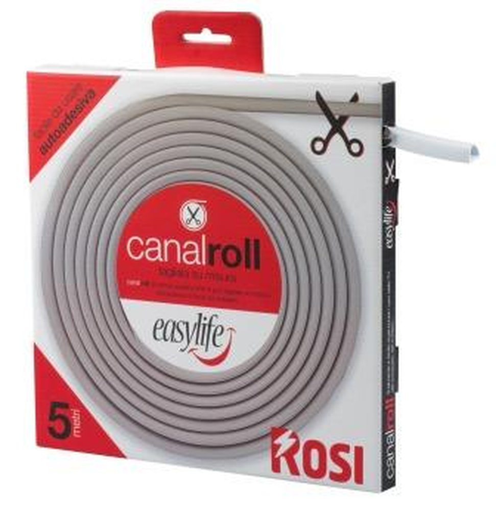 F3764100068 PVS CANALINA AUTOADESIVA BIANCA 10X10 IN BLISTER - 5M Art. 71501-A Rosi