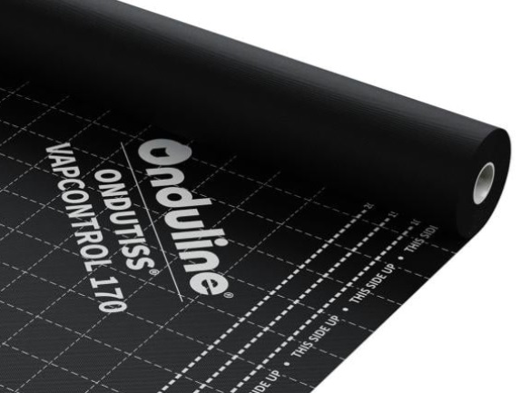 F3948808021 ONDUTISS VAPCONTROL 4S 170 TT 50X1.50 mt 2 BANDE ADESIVE telo/membrana FRENO VAPORE per tetto art.808021 Onduline