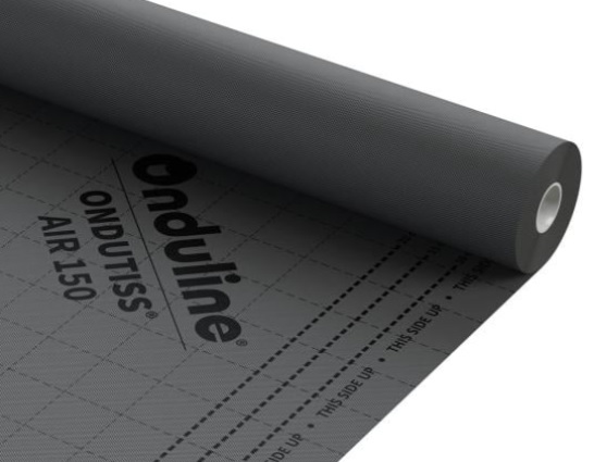 F3948AIR150TT ONDUTISS AIR 150 TT 50X1.50 mt 2 BANDE ADESIVE Telo/membrana traspirante per tetto art.818004 Onduline