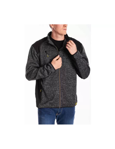 F3953RICHIENXL PVS MAGLIA/FELPA  colore GRIGIO taglia XL con inserti in tessuto Art. RICHIE James Dillon